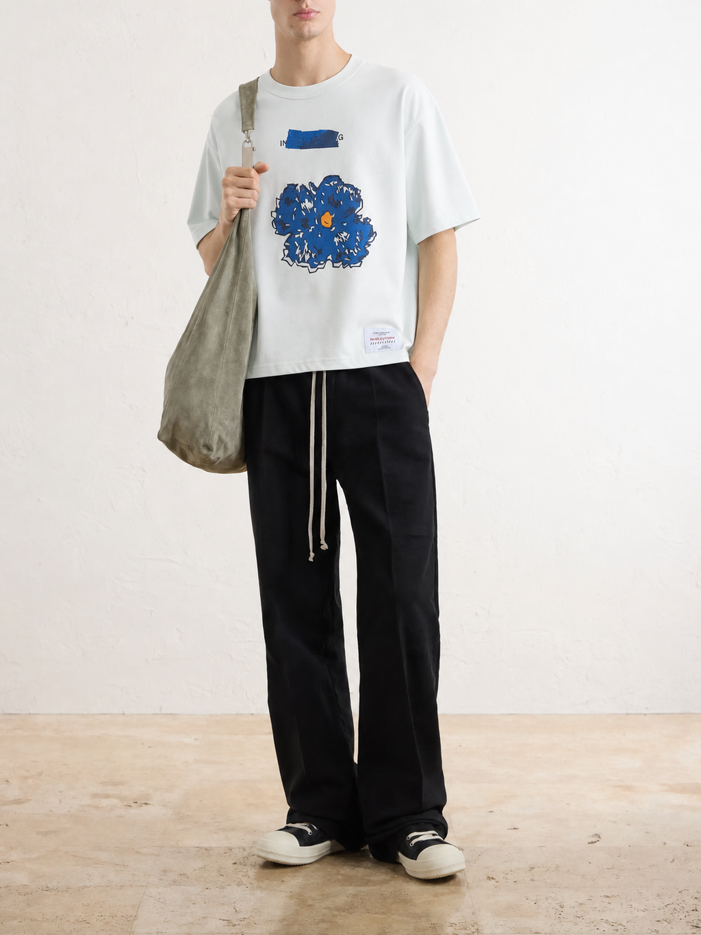 Blue Flower Tee